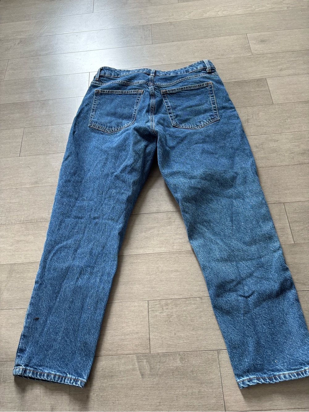 H&M Wide-Leg High-Rise Jeans in Blue Denim - Picture 9 of 14